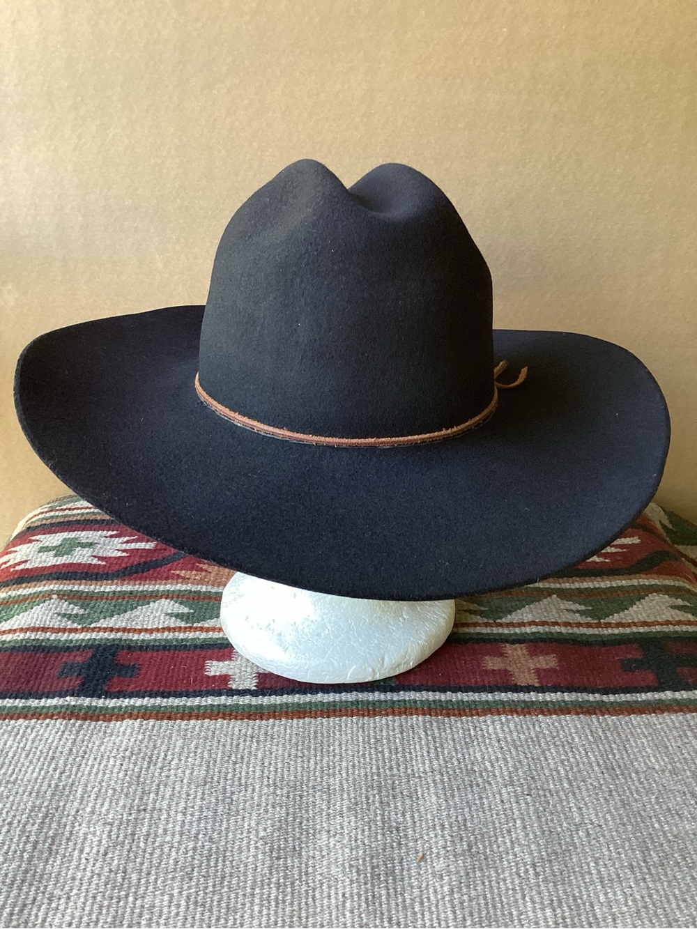 Justin boots 2X Premium merino wool western cowboy hat size 7 1/4 made in USA